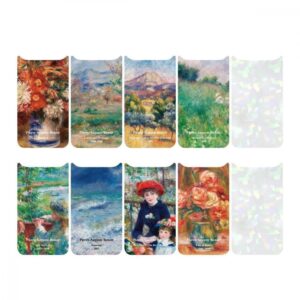 ルノワール スマホ インナーシート 10枚セット(印象派の名画/ホロ) 4