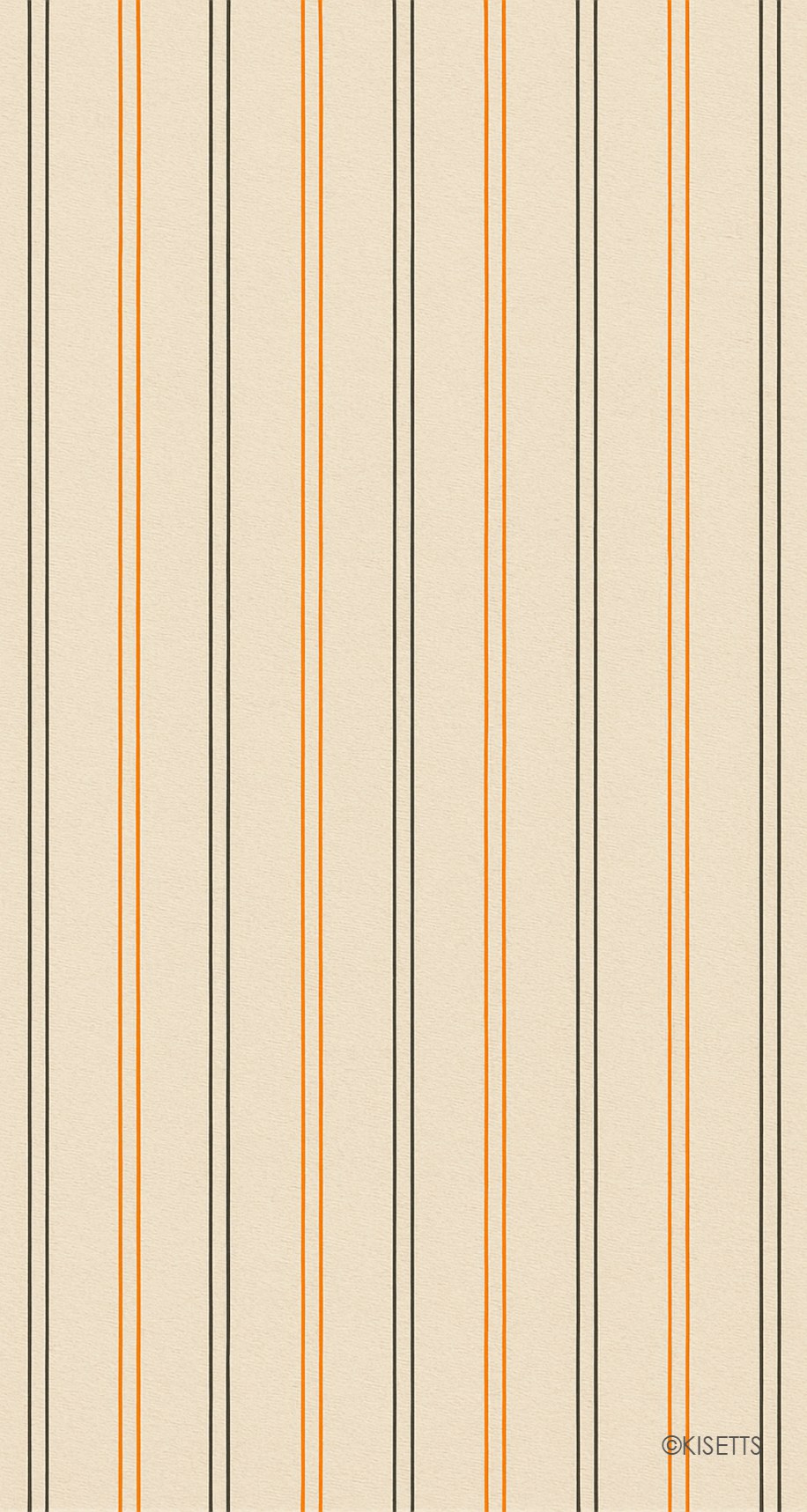 オレンジと黒の細いストライプ スマホ壁紙・待ち受け画像